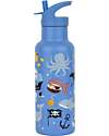 A Little Lovely Company Borraccia Termica in Acciaio Inossidabile - 500 ml - Pirati Borracce non Termiche